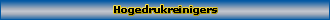 hogedruk reinigers